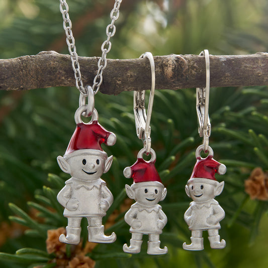 Dainty Red Hat Elf Gift Set