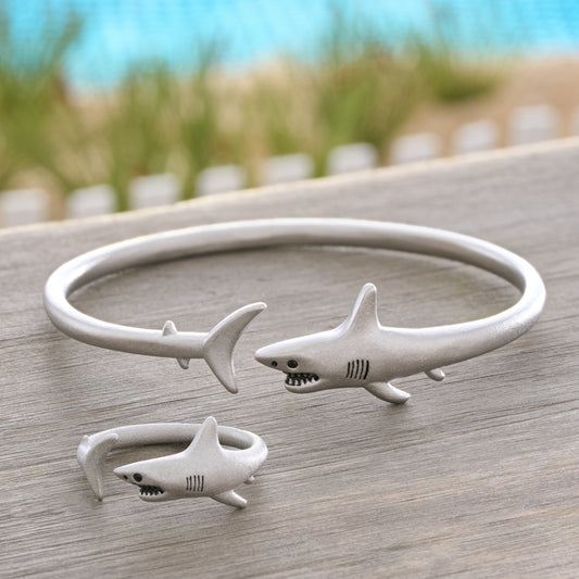 Shark Ring and Cuff Gift Set