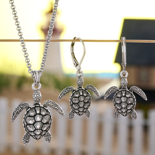 Vintage Sea Turtle Gift Set