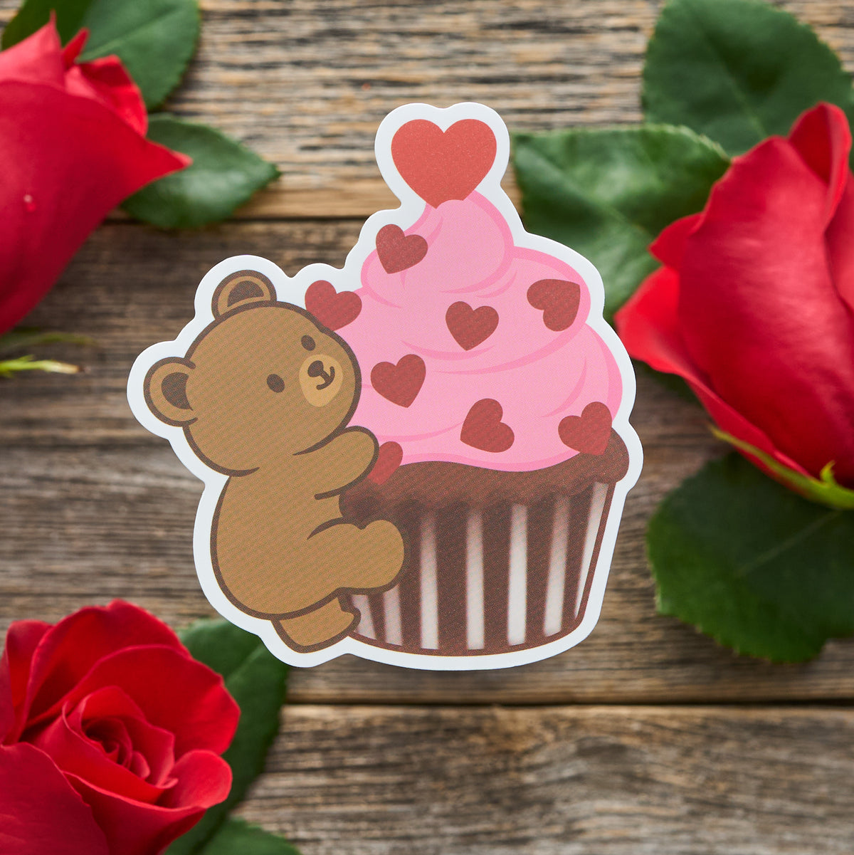 Teddies and Hearts Sticker Pack (7pcs)