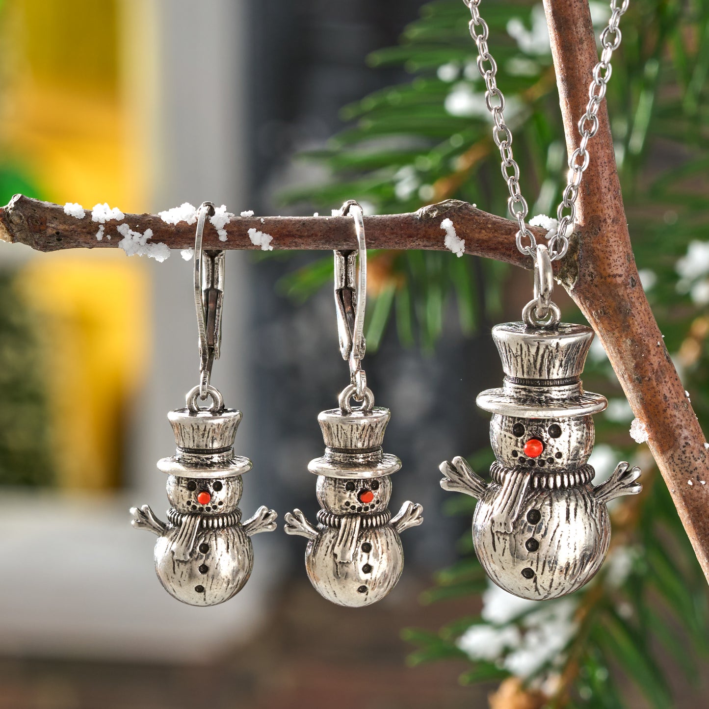 Vintage Snowman Gift Set