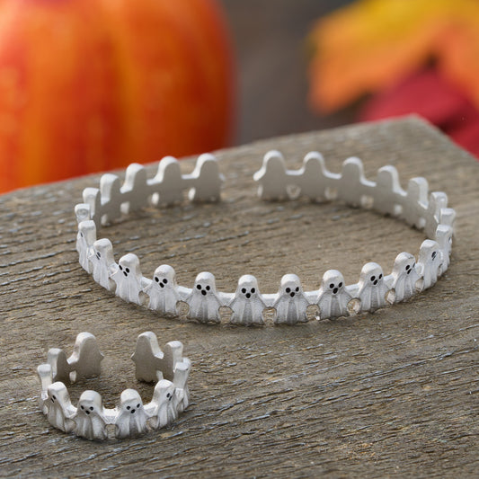 Spooky Ghost Ring and Cuff Gift Set