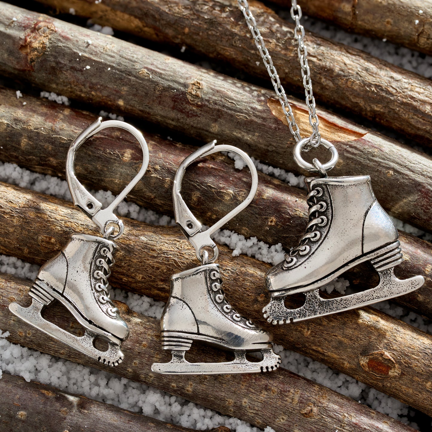 Vintage Ice Skate Gift Set