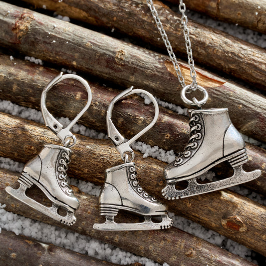 Vintage Ice Skate Gift Set