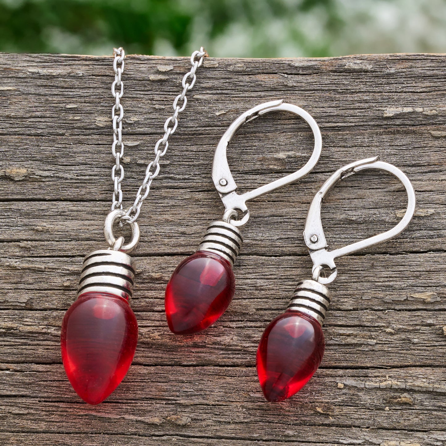Red Christmas Light Gift Set