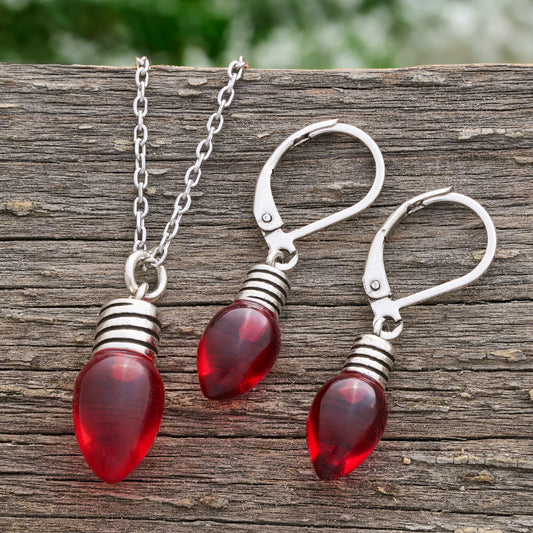 Red Christmas Light Gift Set