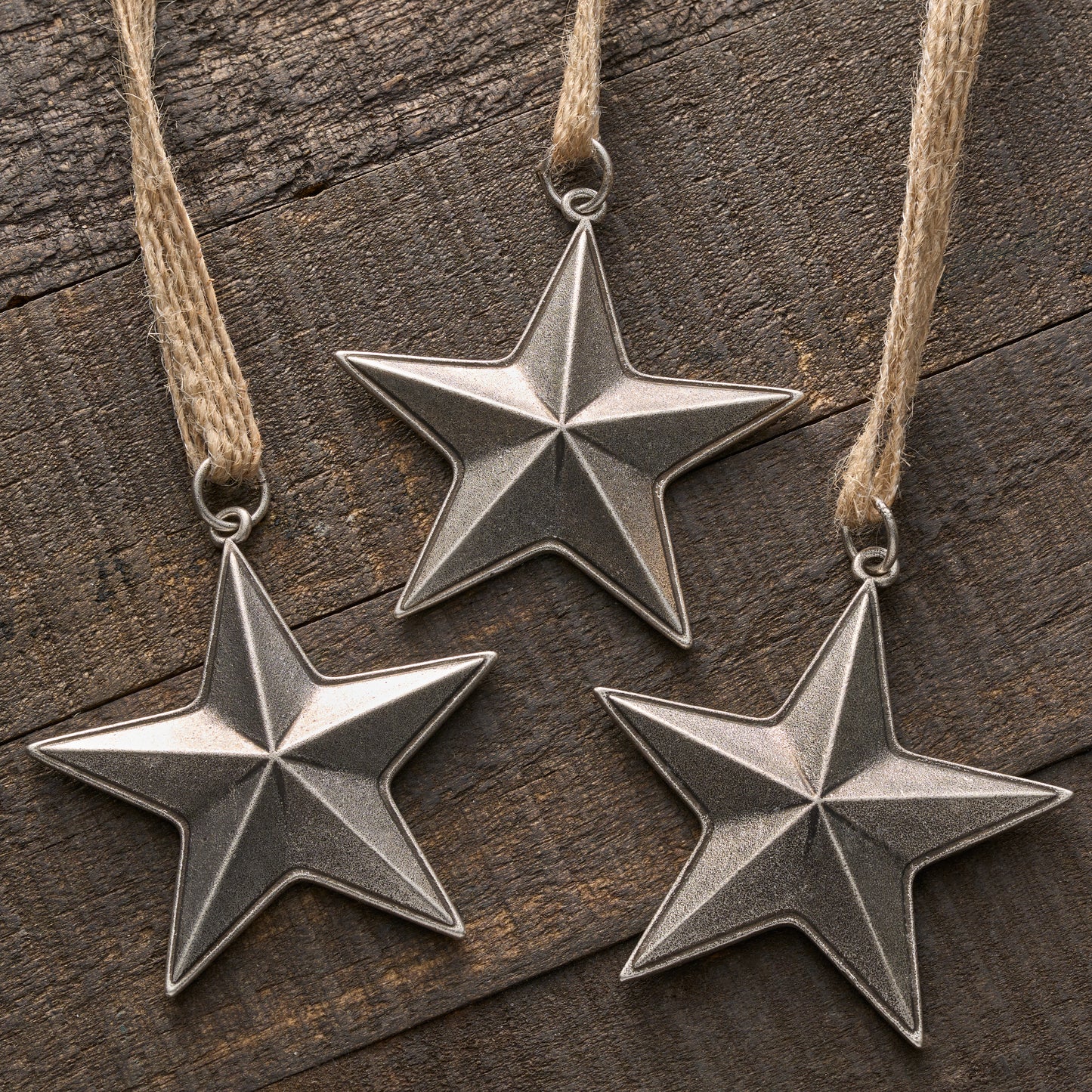 Vintage Barn Star Ornament Gift Set