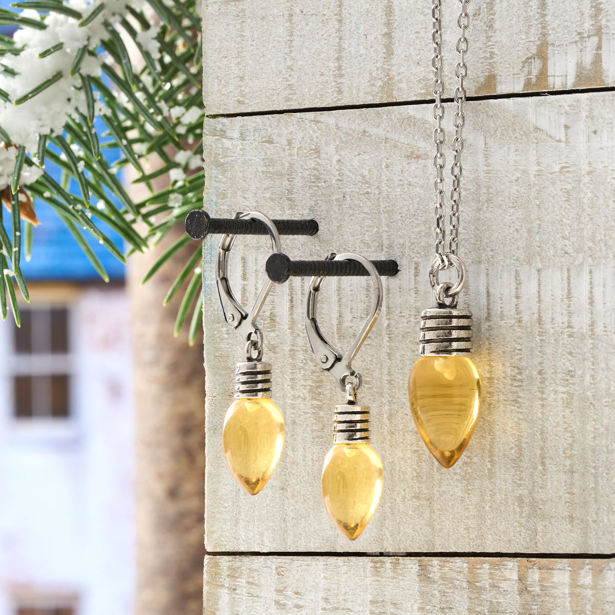 Yellow Christmas Light Gift Set