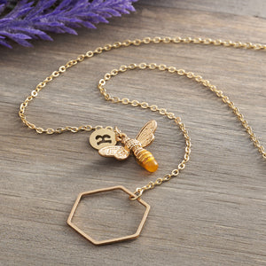 Gold Little Bee Necklace