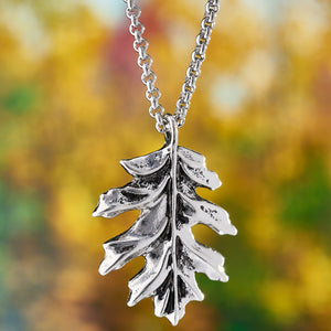 Vintage Oak Leaf Necklace