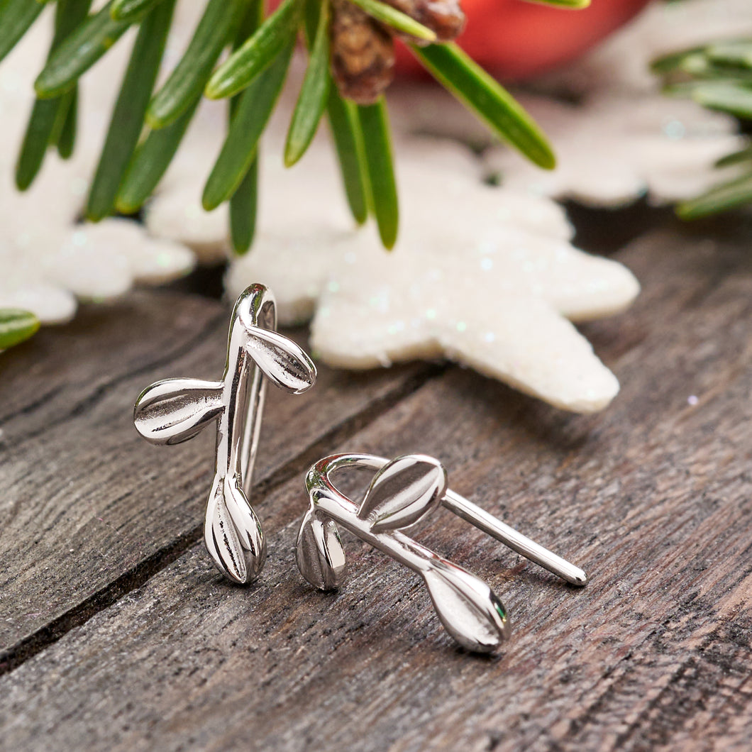 Sterling Silver Little Tree Branch Earrings