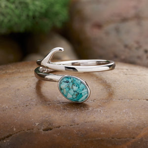 Turquoise Music Note Ring