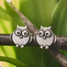 Load image into Gallery viewer, Owl Stud Earrings