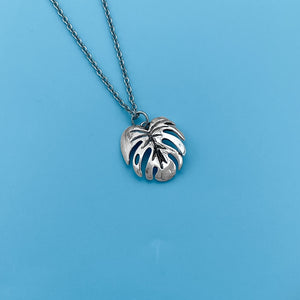 Monstera Leaf Necklace