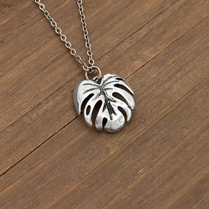 Monstera Leaf Necklace