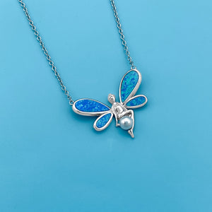 Opal Fairy Necklace