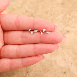 Sterling Silver Little Tree Branch Earrings